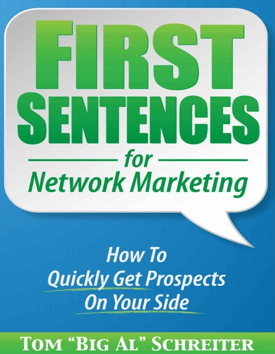 First Sentences for Network Marketing